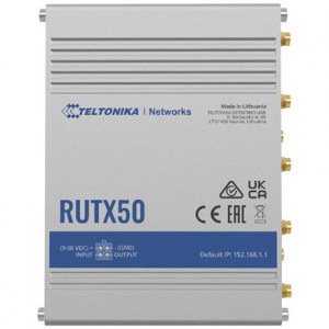 Teltonika RUTX50 - wireless router - WWAN - Wi-Fi 5 - 3G, 4G, 5G - DIN rail mountable, surface-mountable | 4-port switch | 2.4 G